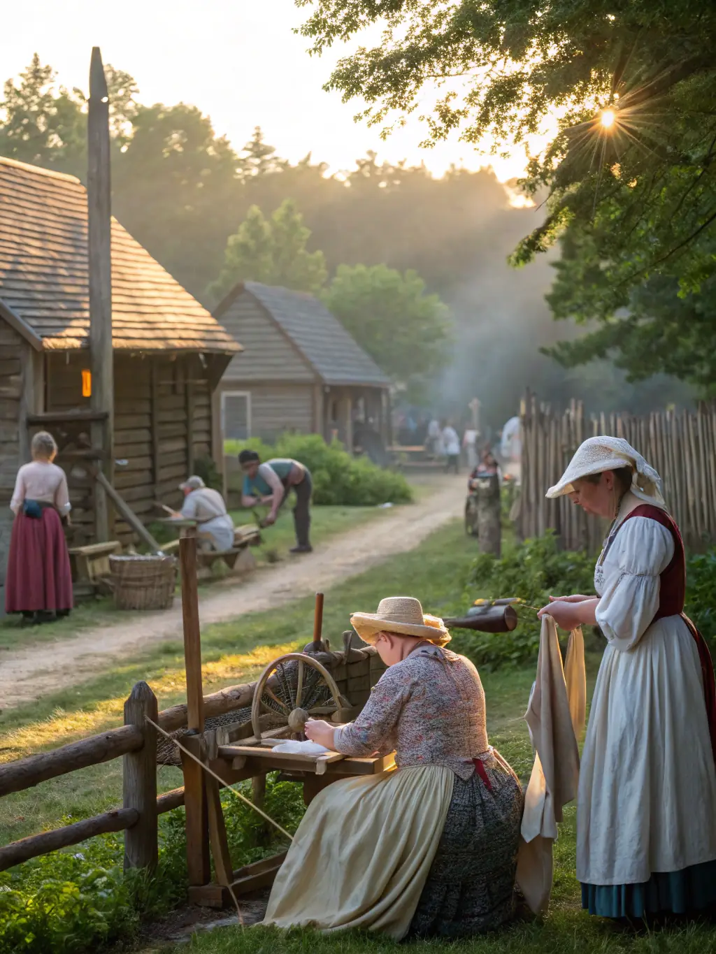 A historical reenactment in Fitou, depicting scenes from the region's past, highlighting its historical significance and cultural evolution.
