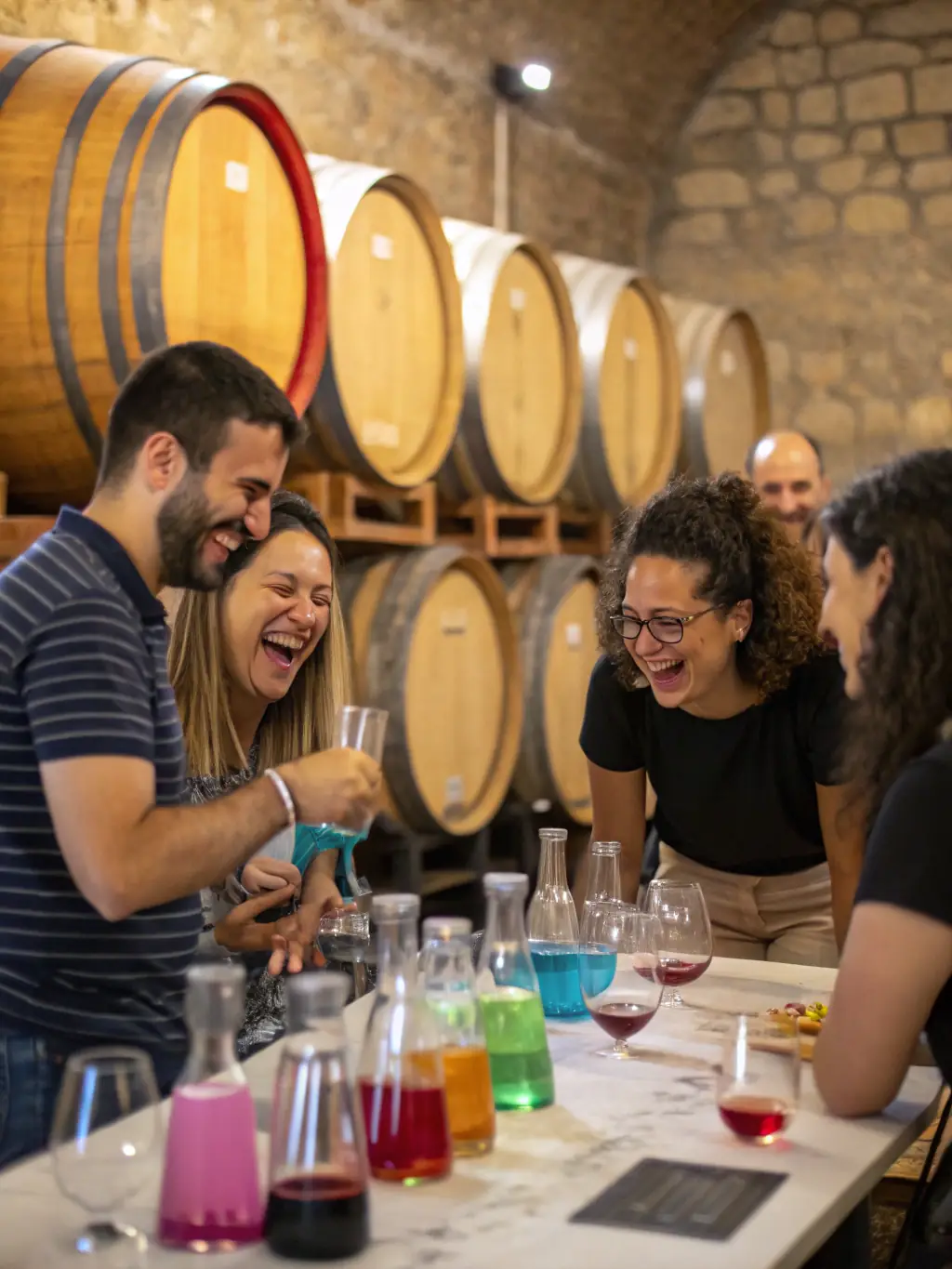 An educational workshop on winemaking techniques in Fitou, with participants learning about the traditional methods and modern innovations used by local winemakers.